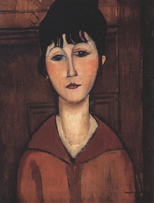 Amedeo Modigliani Ritratto di ragazza or Portrait of a young Woman (mk39) oil painting picture